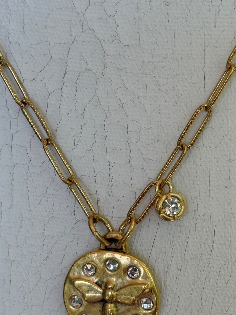 French Honey Bee Charm Necklace - Picture 5 of 6
